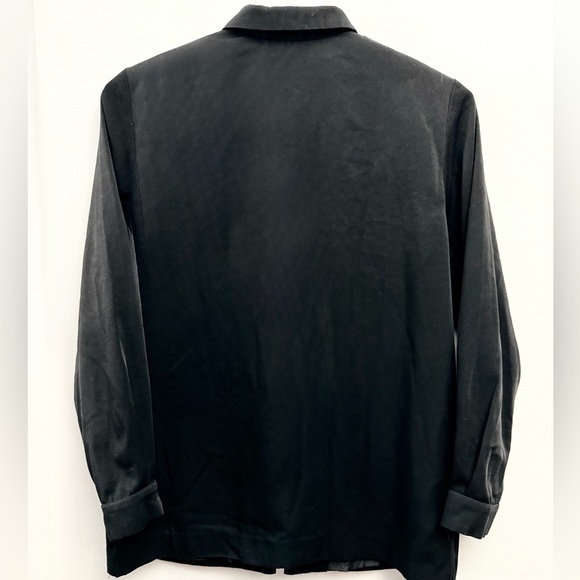 Vintage Eric Ryan Sport Red and Black Shirt Jacket with Geometric Patch Design - Picture 3 of 8